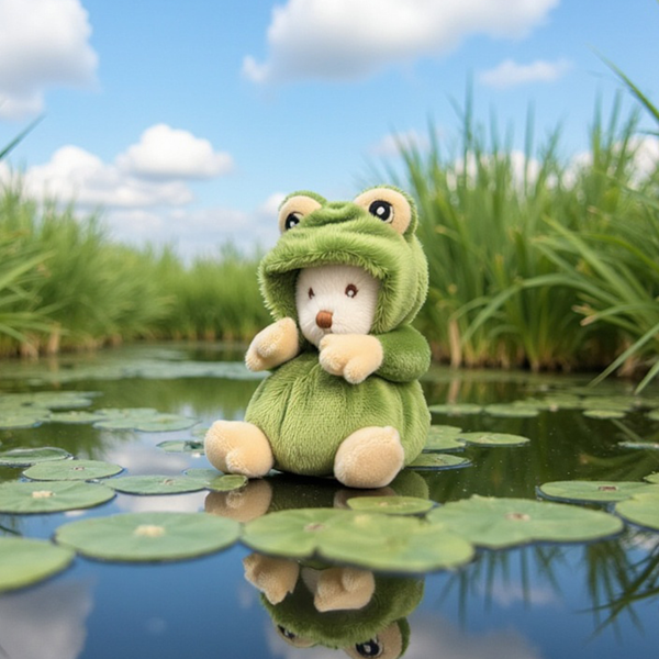 Ziggy Prince Charles – Peluche grenouille de Bukowski Bears