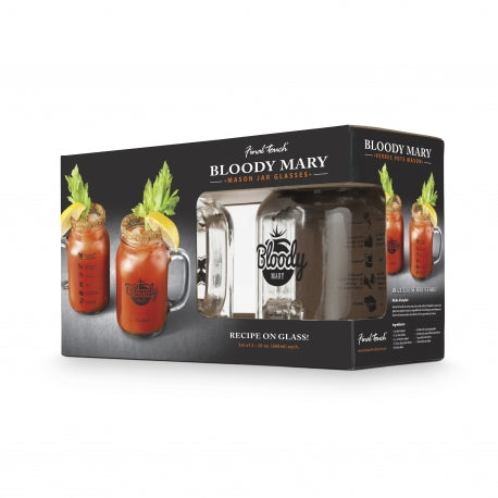 Verres de pots Masson pour Bloody Mary | Final Touch | La Maison du Bleuet