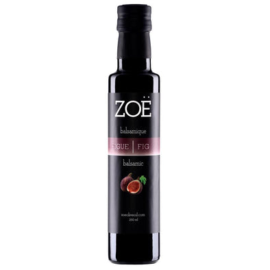 Vinaigre balsamique foncé infusé à la figue 250 ml | Zoé | La Maison du Bleuet