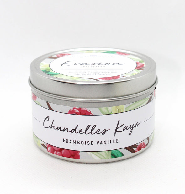Chandelle Évasion - Framboise vanille | Histoire de Bulles | La Maison du Bleuet