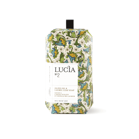 Savon à l’huile d’olive et feuille de laurier No 2 | Lucia | La Maison du Bleuet