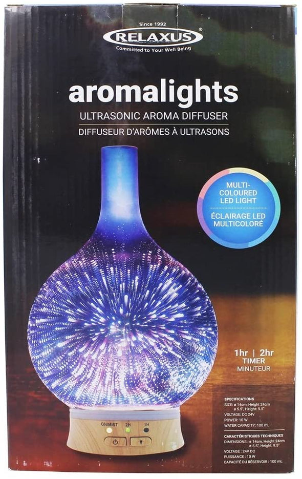 Diffuseur d'huiles essentielles aromalights | Relaxus | La Maison du Bleuet
