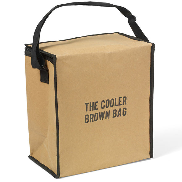 Sac glacière inscrit The cooler brown bag
