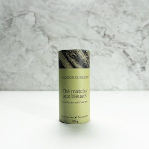 Thé matcha aux bleuets