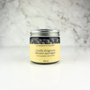 Confit d'oignons aux bleuets sauvages