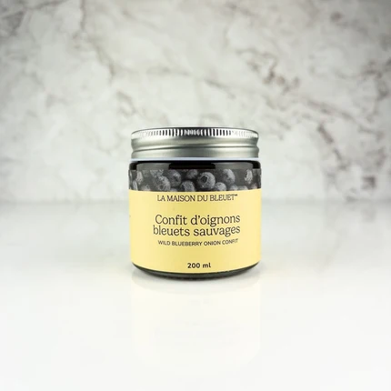 Confit d'oignons aux bleuets sauvages